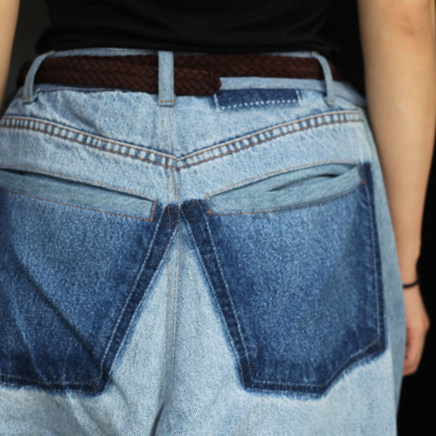 【残り一点】Reconstructed Super Baggy Slacks Denim_2(M)