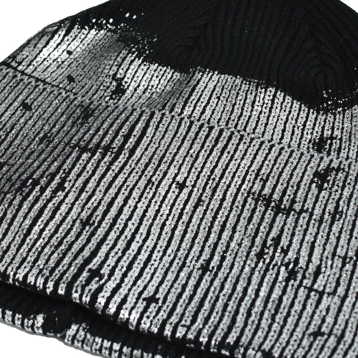 【残り一点】Foil Print Knit Cap