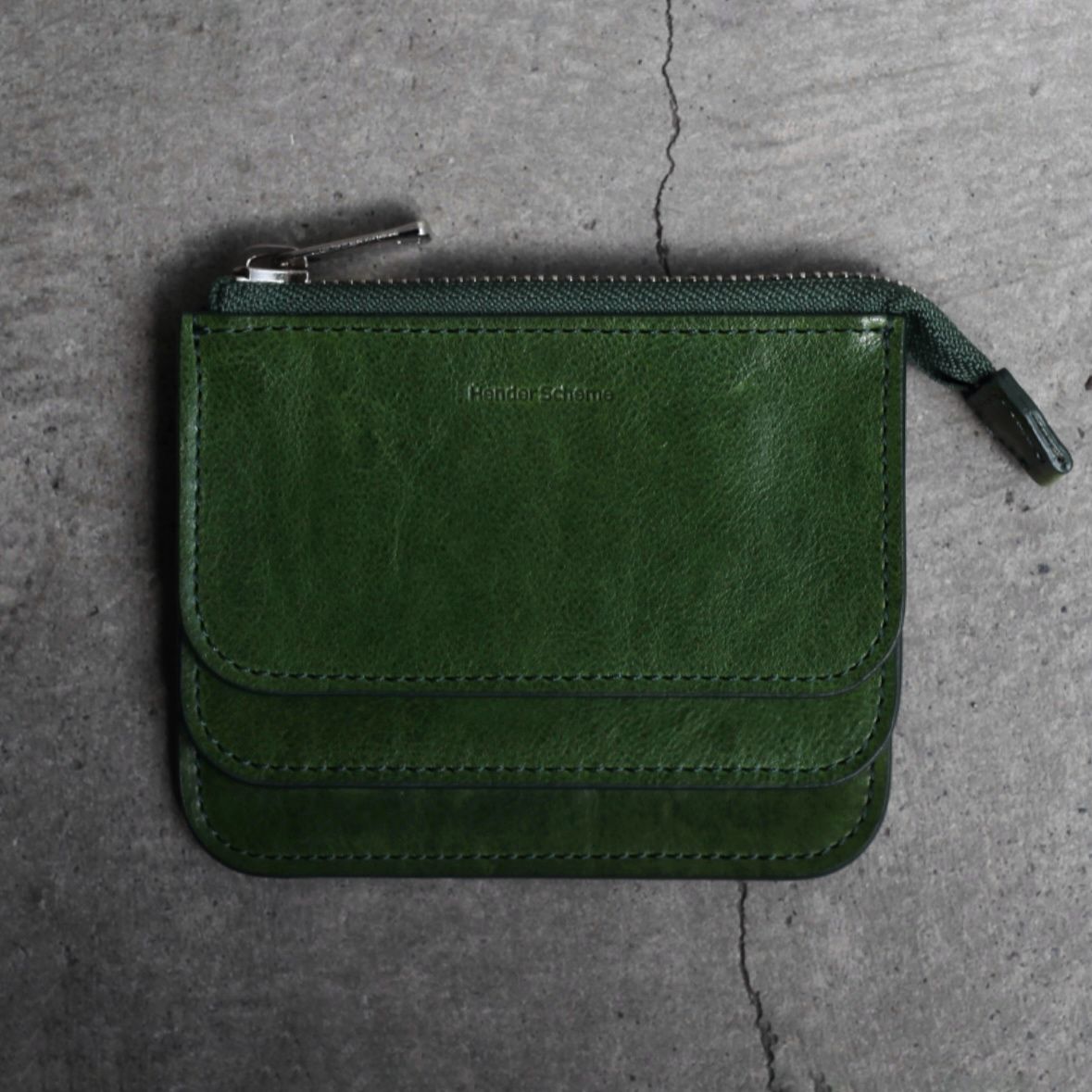 【残り一点】3 Layered Purse(LIME GREEN)