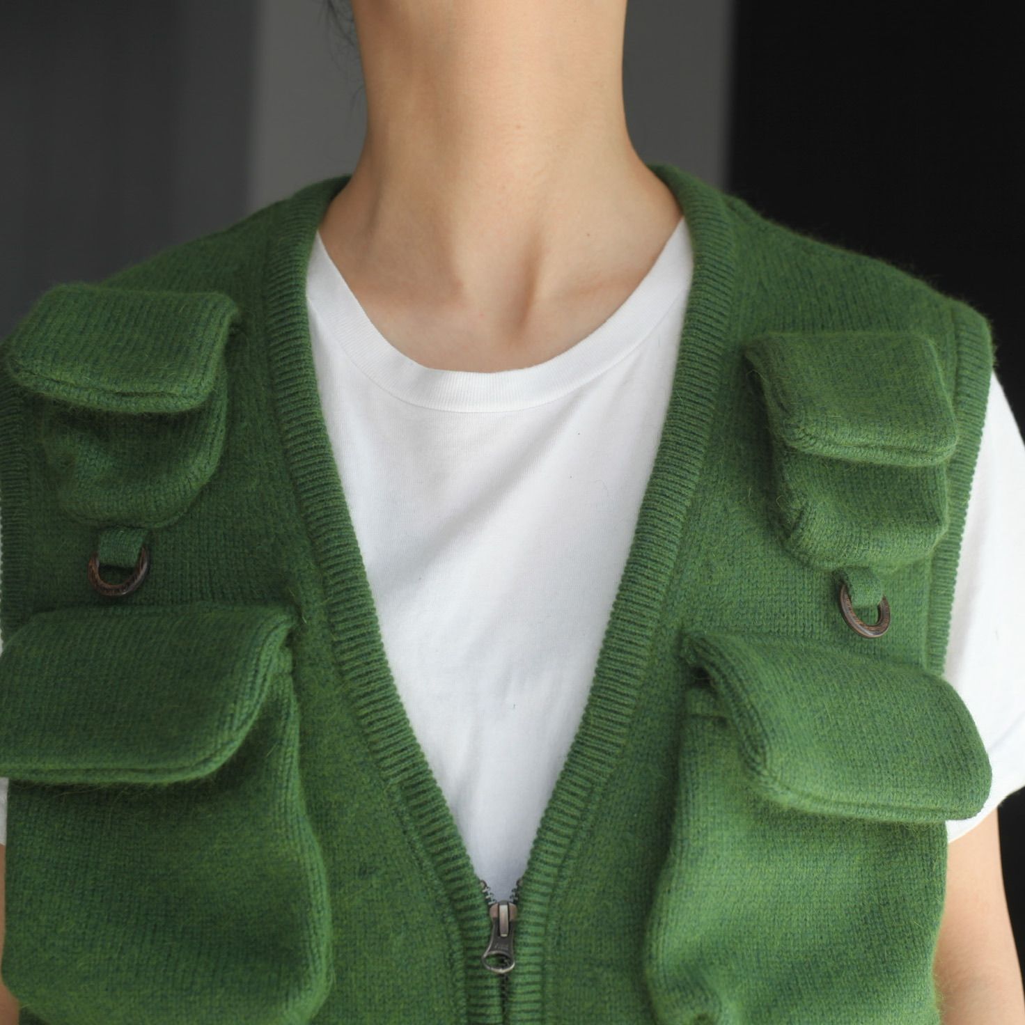 捧呈 SOSHIOTSUKI Fishing Knit Vest ecousarecycling.com