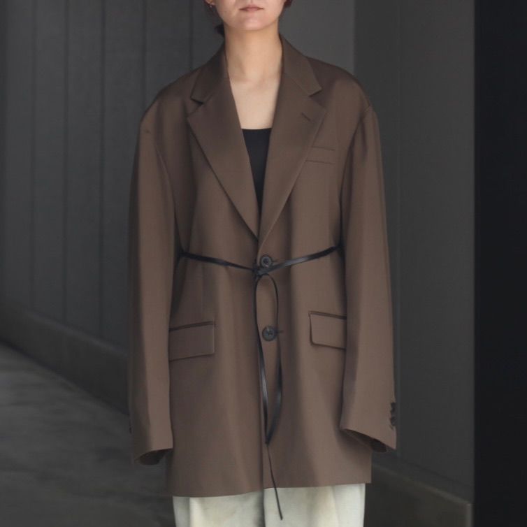 【残り一点】Oversized Single Breasted Long Jacket