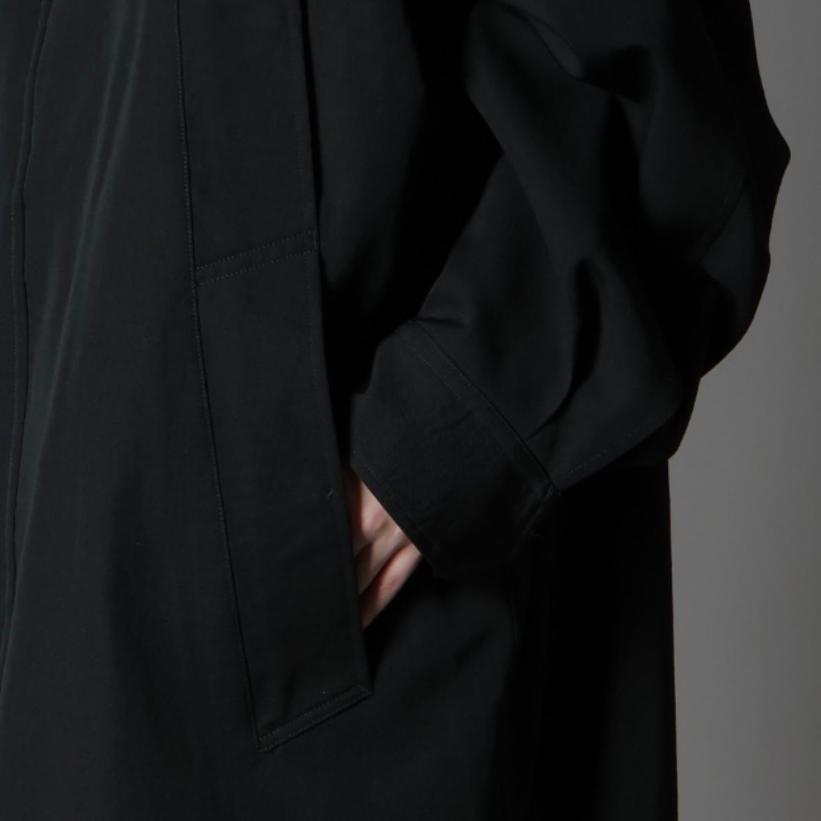 【残り一点】High Neck Hooded Mods Coat