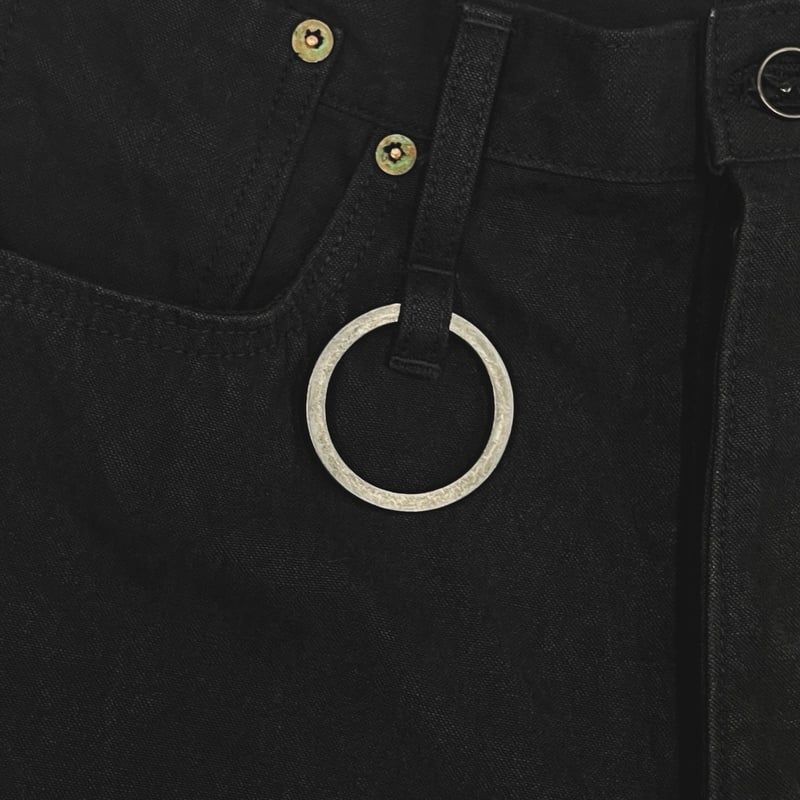 【残り一点】Cut Off Heavy Short Wide Jeans(AGED CANVAS)