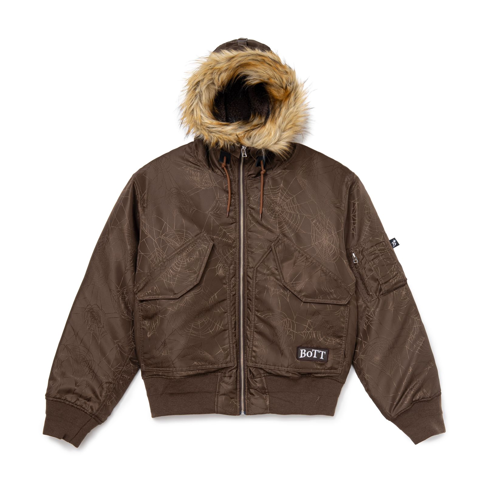 【残り一点】Hooded Jacquard Bomber Jacket