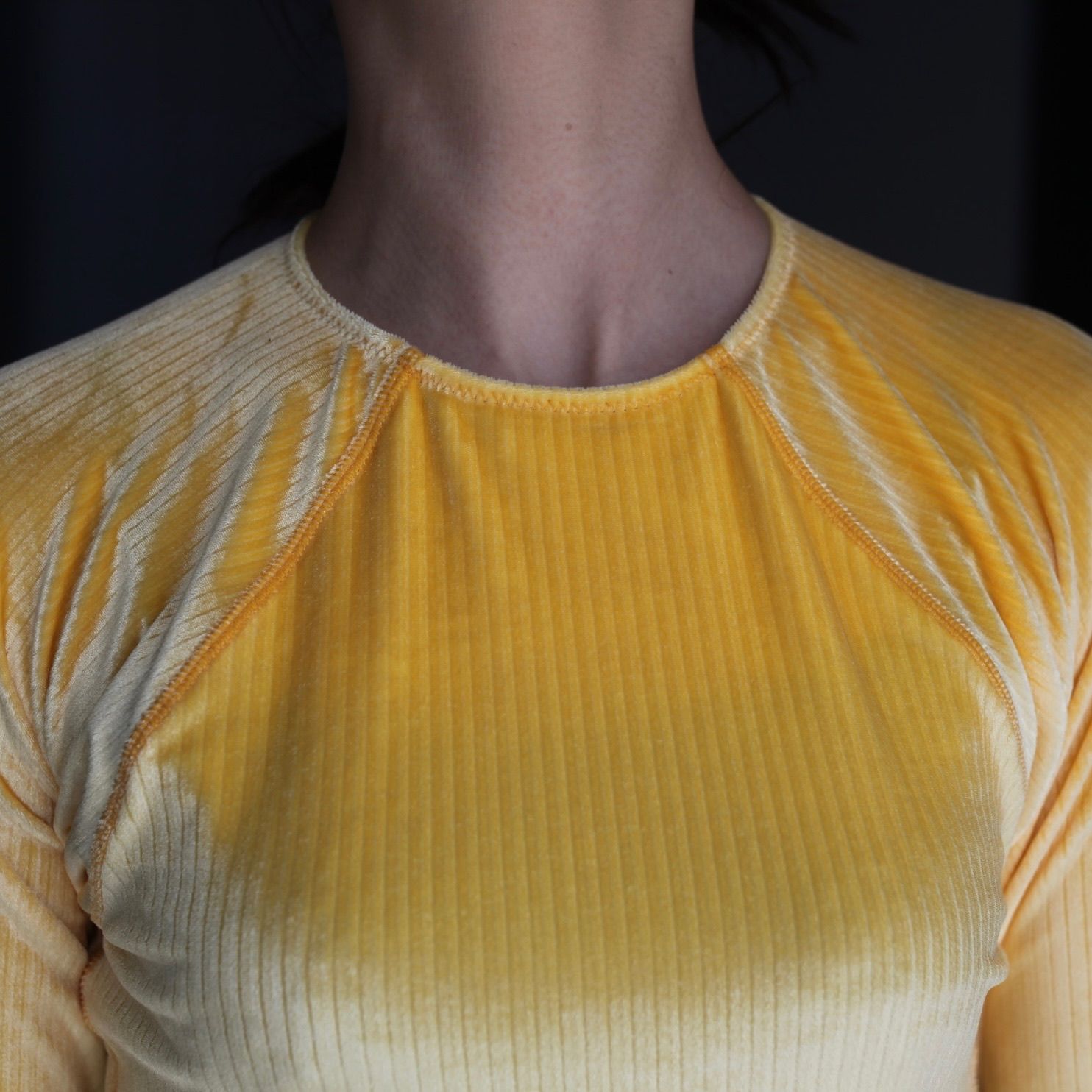 【残り一点】Flex Velvet Cuff-Glove Long Tee