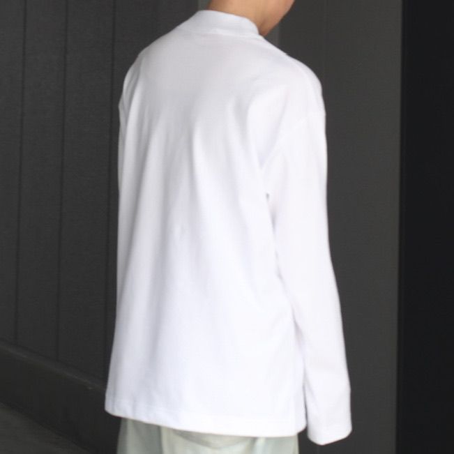【残りわずか】12/- Air Spinning Mockneck T-shirt