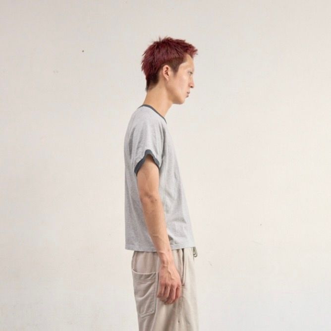 【残り一点】Panelled Half Sleeve Ringer T-Shirt