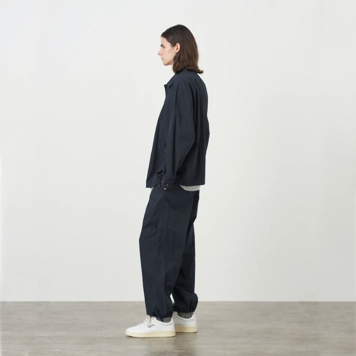 ATON - 【残り一点】Kyoto Tsurizome Cotton Parachute Pants