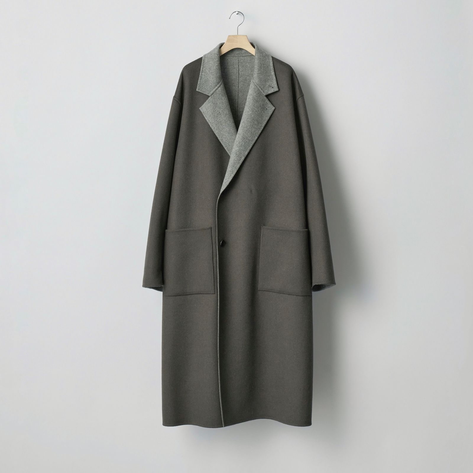 【残り一点】Wool/Cashmere Reversible Notch Lapel Coat