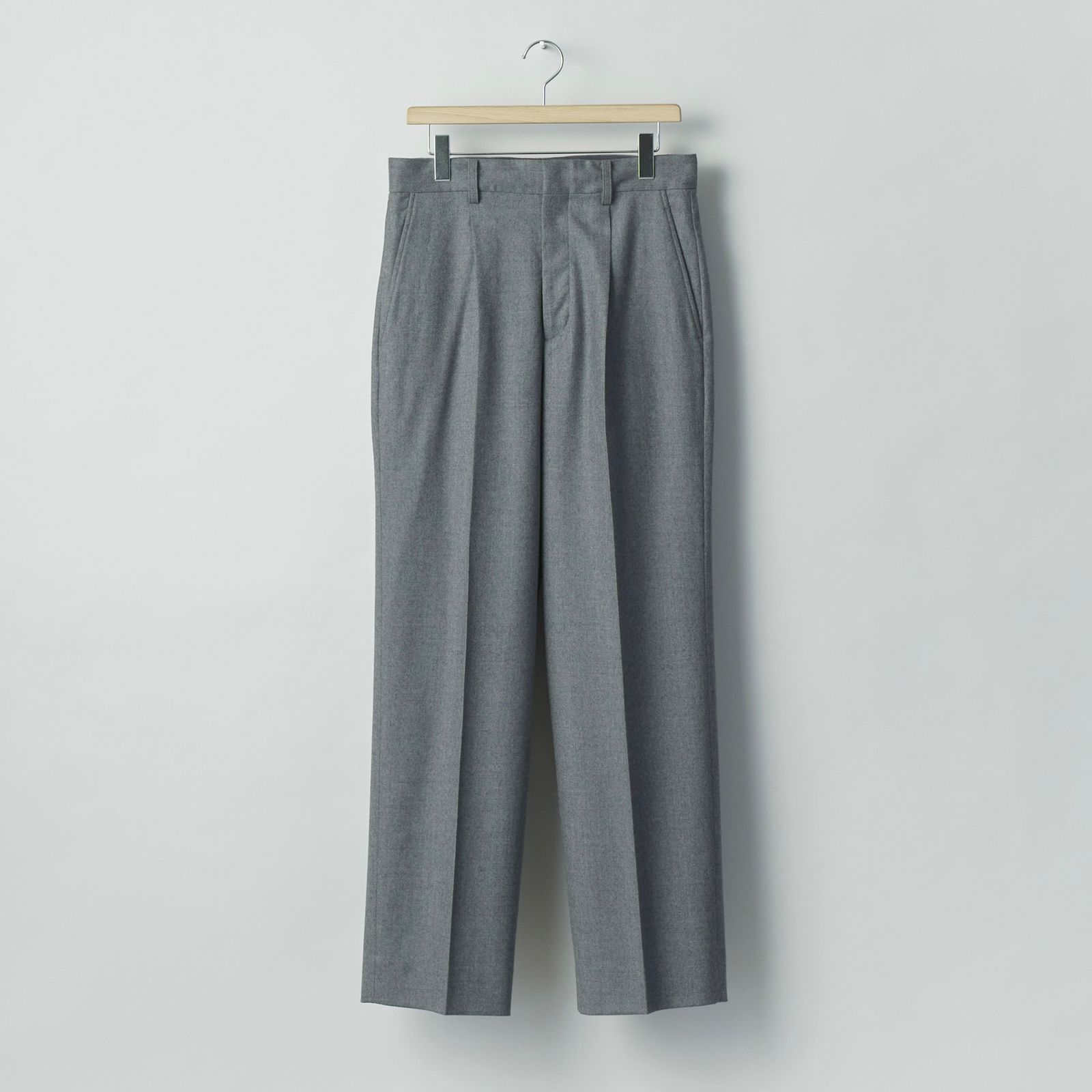 【残り一点】Wool Flannel Straight Trousers