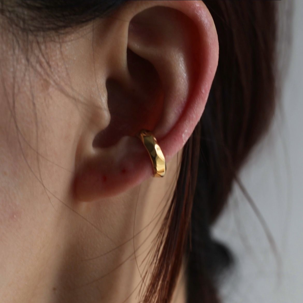 【残り一点】Crockery Ring Ear Cuff(GOLD)