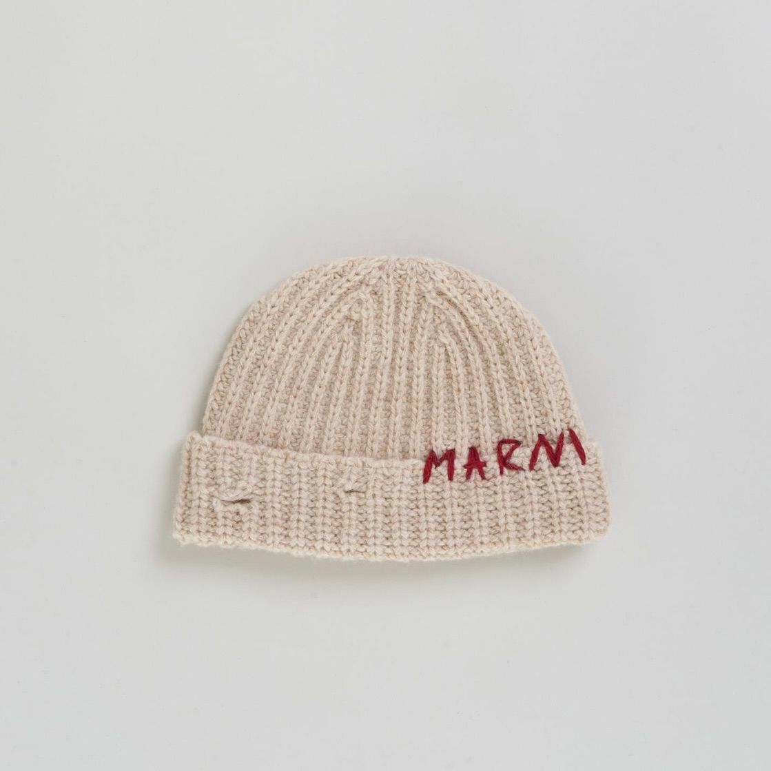 MARNI - 【残り一点】Handmade Stitch Logo Beanie | ACRMTSM ONLINE STORE