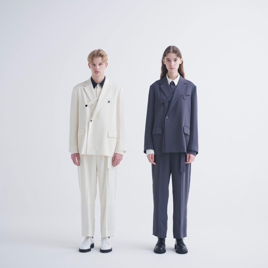 CULLNI - 【残り一点】Double Cloth Tailored Jacket | ACRMTSM ONLINE