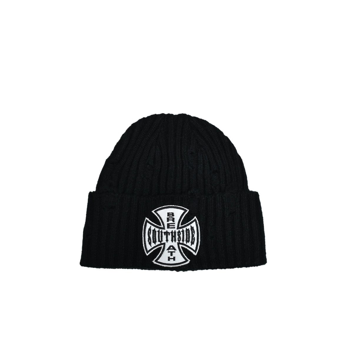 【残り一点】Southside Cross Damage Rib Beanie