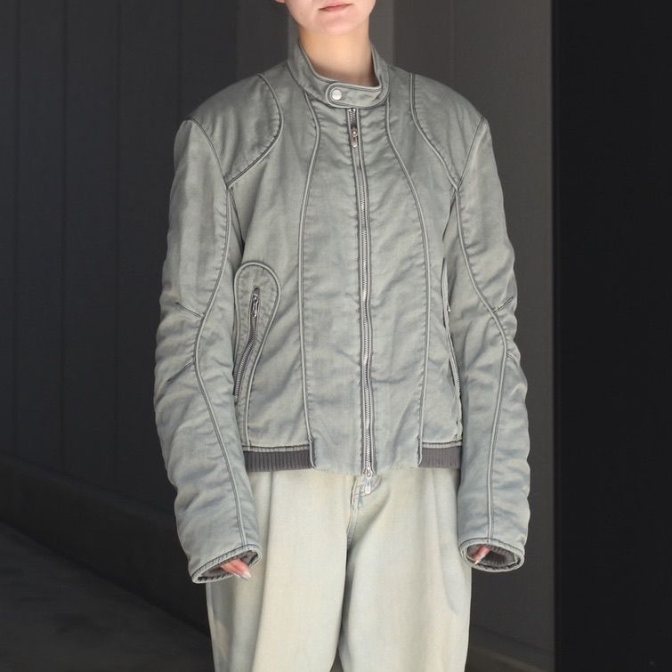 【残り一点】Panelled Padded Moto Jacket