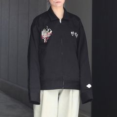 【残り一点】Dragon Embroidered Korean Souvenir Jkt