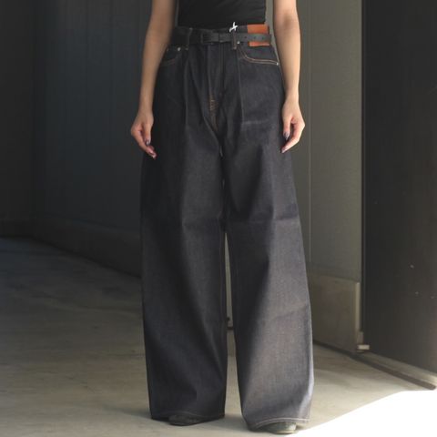 【残りわずか】Wide Rigid Denim Pants