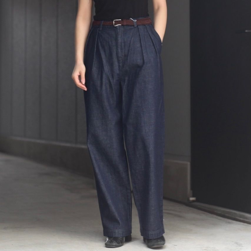 EVCON - 【残りわずか】2tuck Denim Trouser | ACRMTSM ONLINE