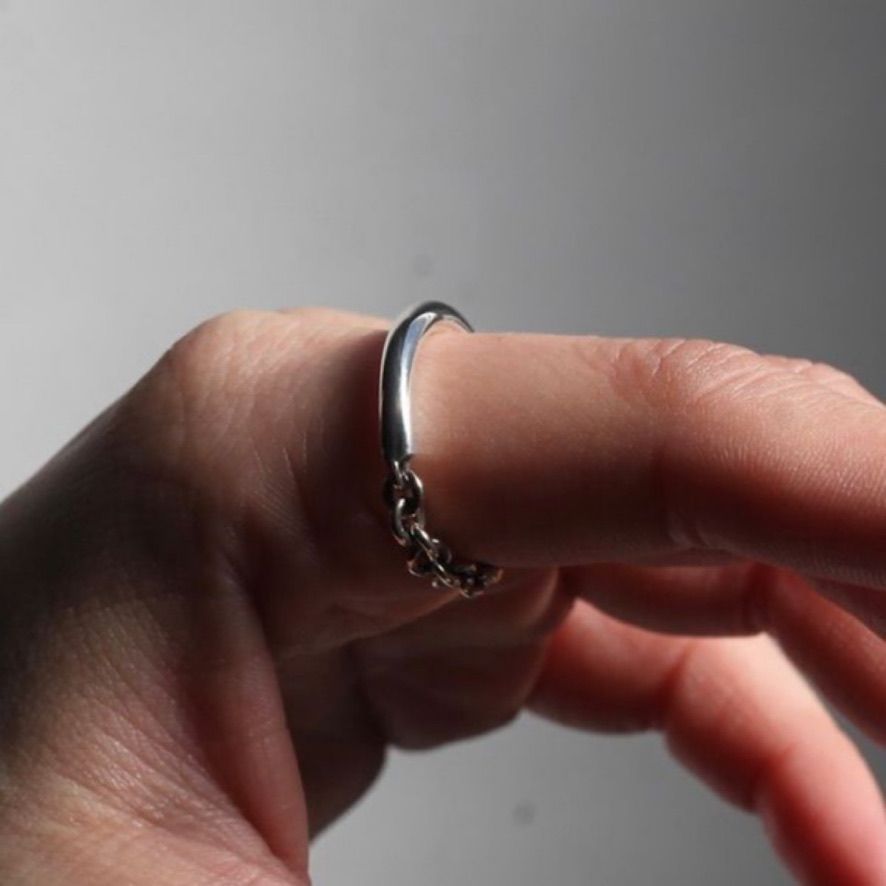【残り一点】Mix Chain Ring(ANTIQUE)