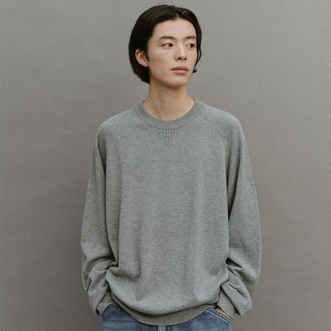 【残り一点】Whole Garment Crew-Neck Knit
