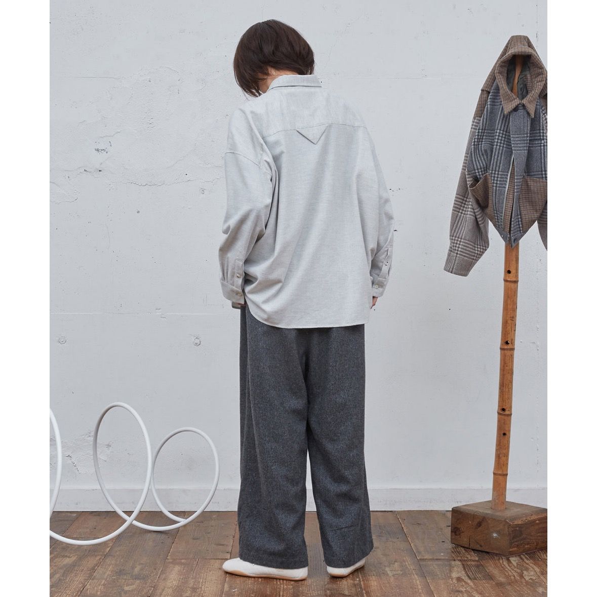 【残り一点】コットンビエラワイドBOXシャツ