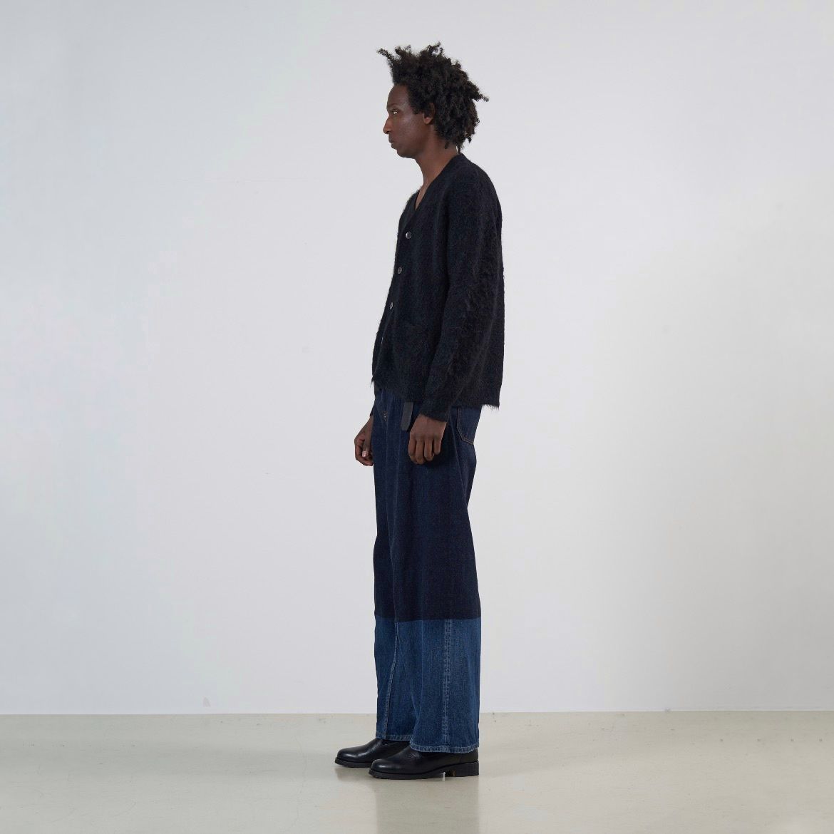 YOKE - 【残り一点】Laser Processed Denim Wide Leg Buggy Pants | ACRMTSM ONLINE  STORE