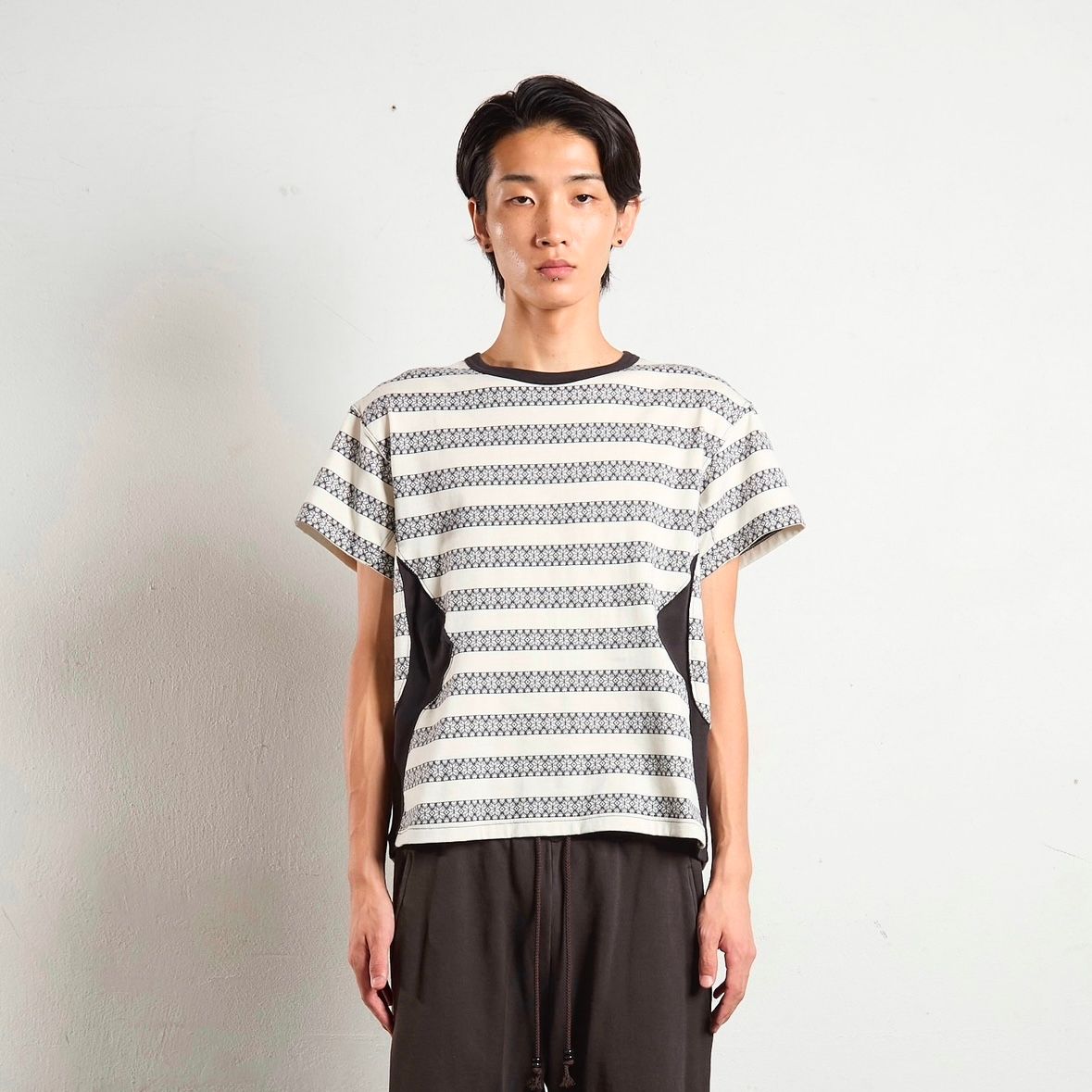 【残り一点】Nordic Pattern Jacquard T-Shirt