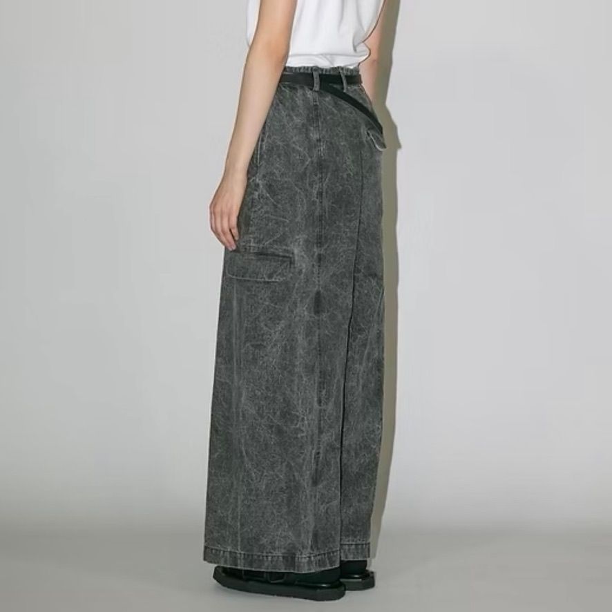 【残り一点】ピグメントプリントデニムカーゴパンツ