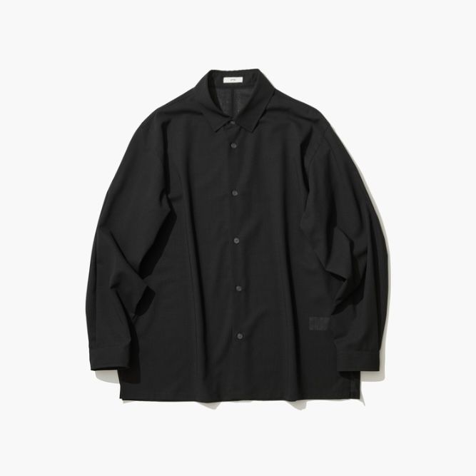 ATON - 【残り一点】Twist Wool Tropical Oversized Shirt