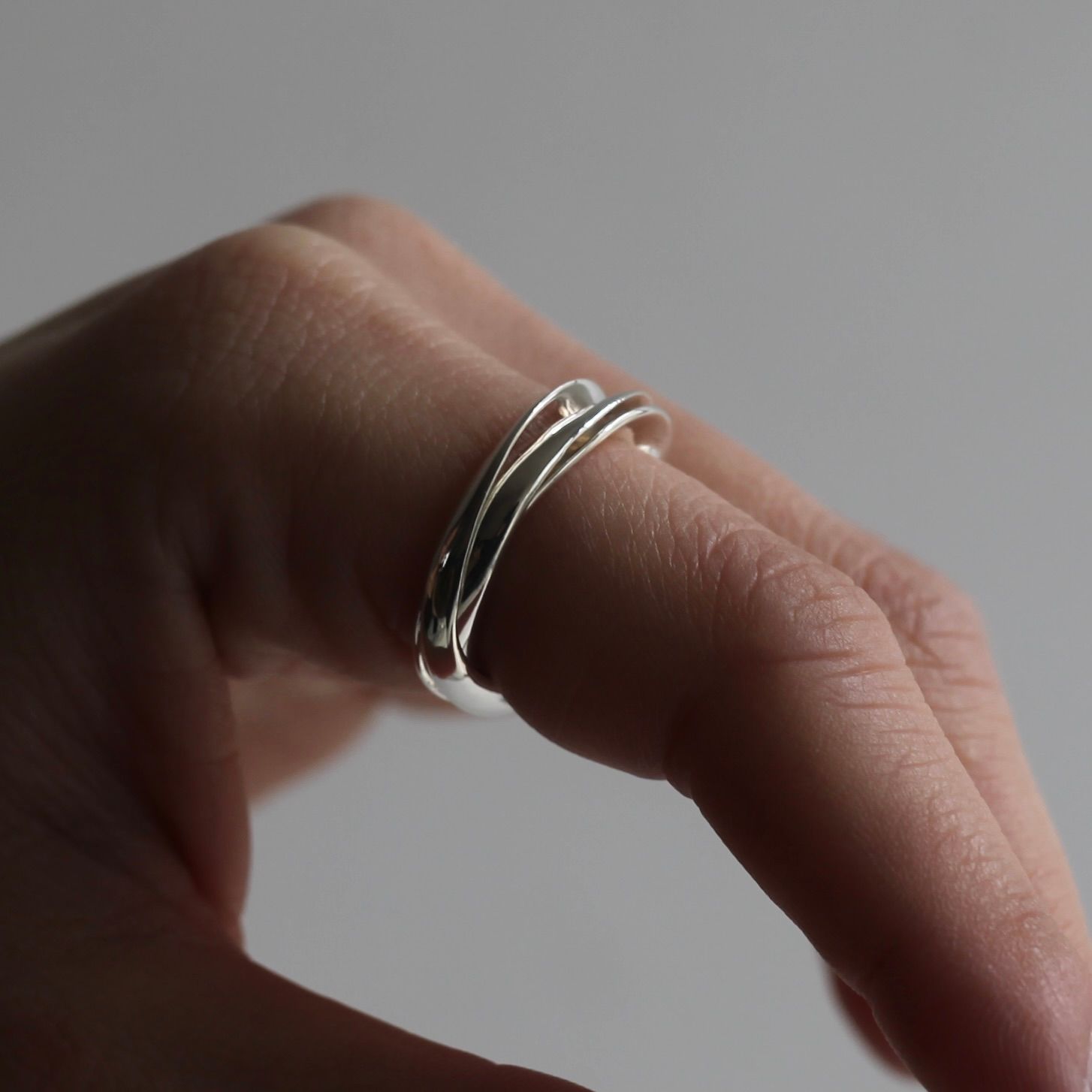 【残り一点】Oval Gimmel Ring