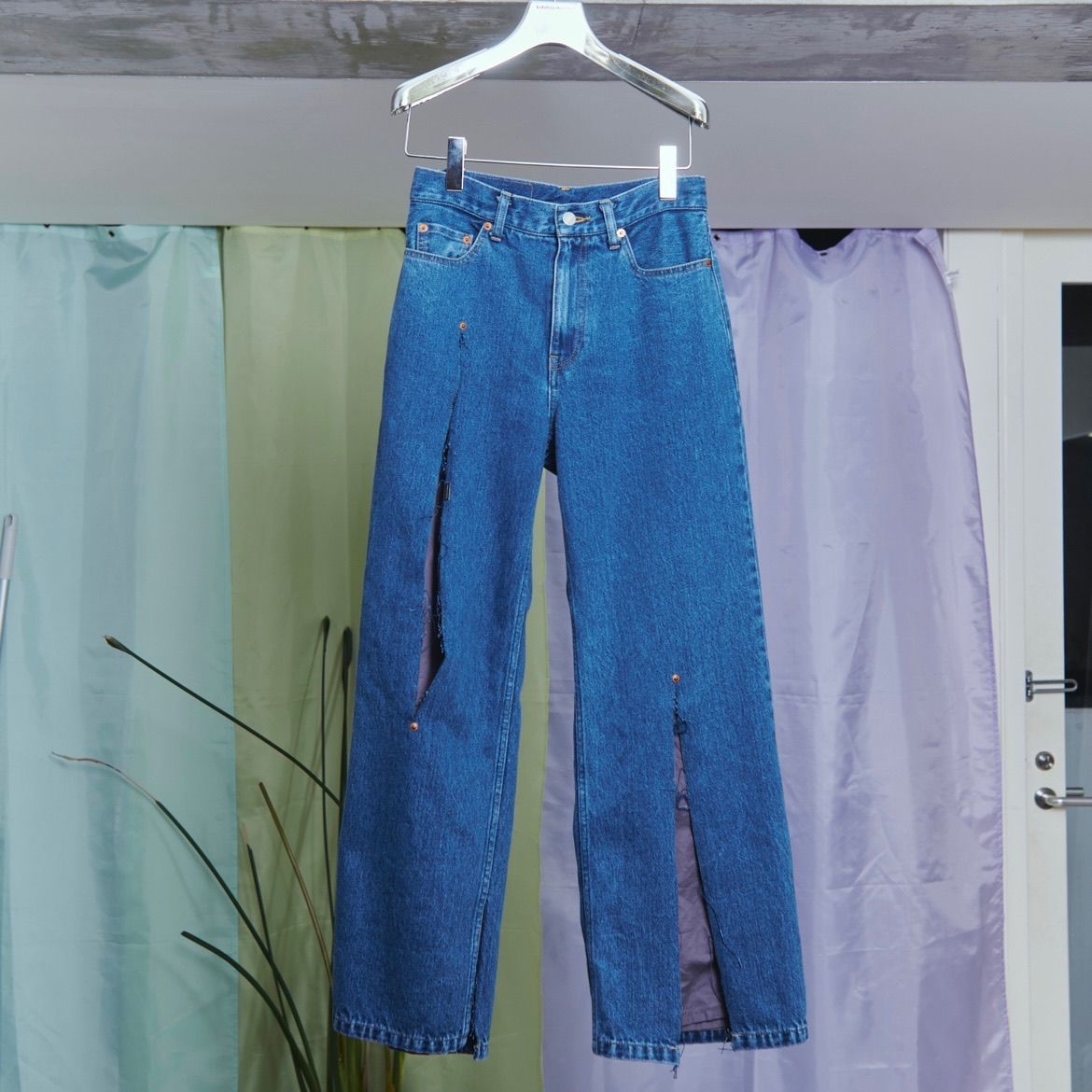 【残り一点】Layered Ripped Jeans