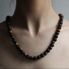 【残り一点】Single Juzu Necklace Slim(BROWN)