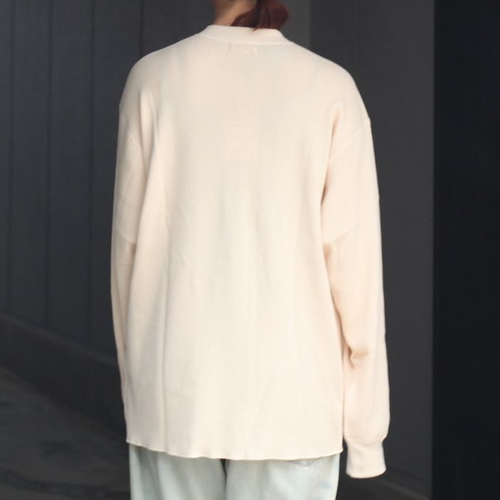 【残り一点】Waffle Henry Neck L/S T-Shirts