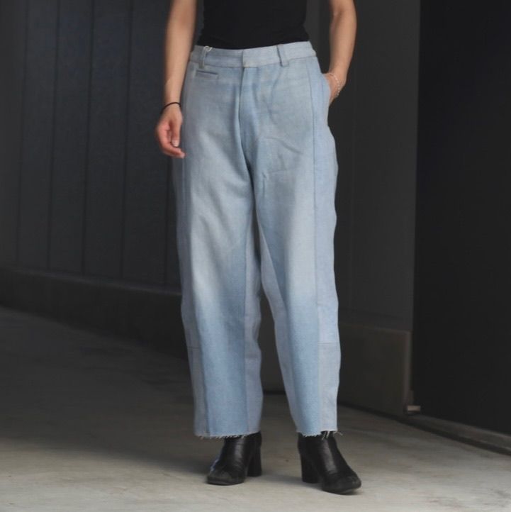 【残り一点】Reconstructed Super Baggy Slacks Denim_1(S)