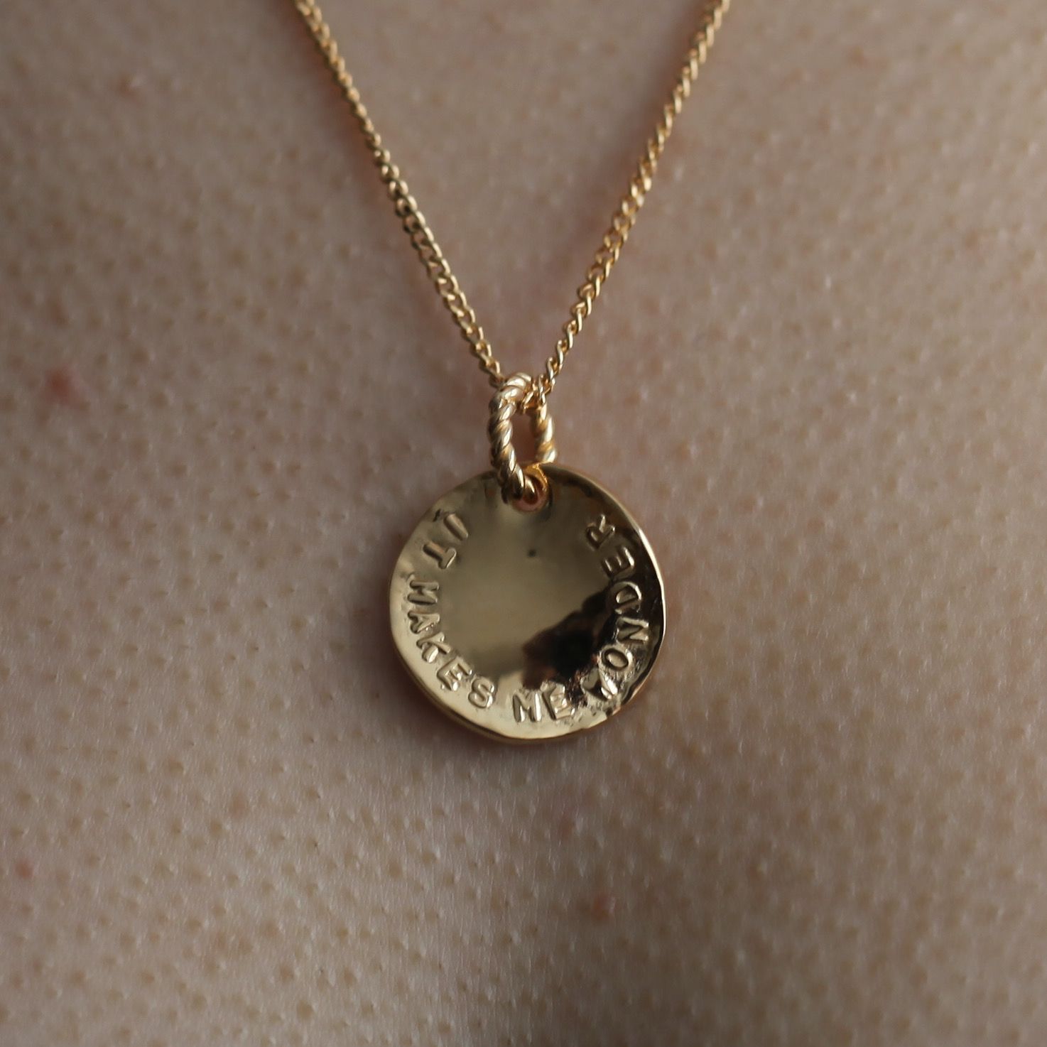 【残り一点】Stairway to Heaven Coin Pendant(GOLD)