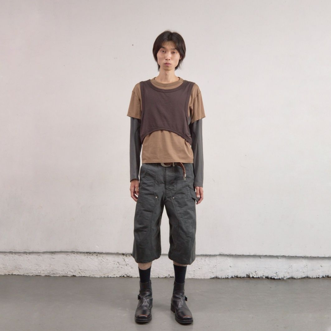 【残り一点】Panelled Multi Layerd T-Shirt