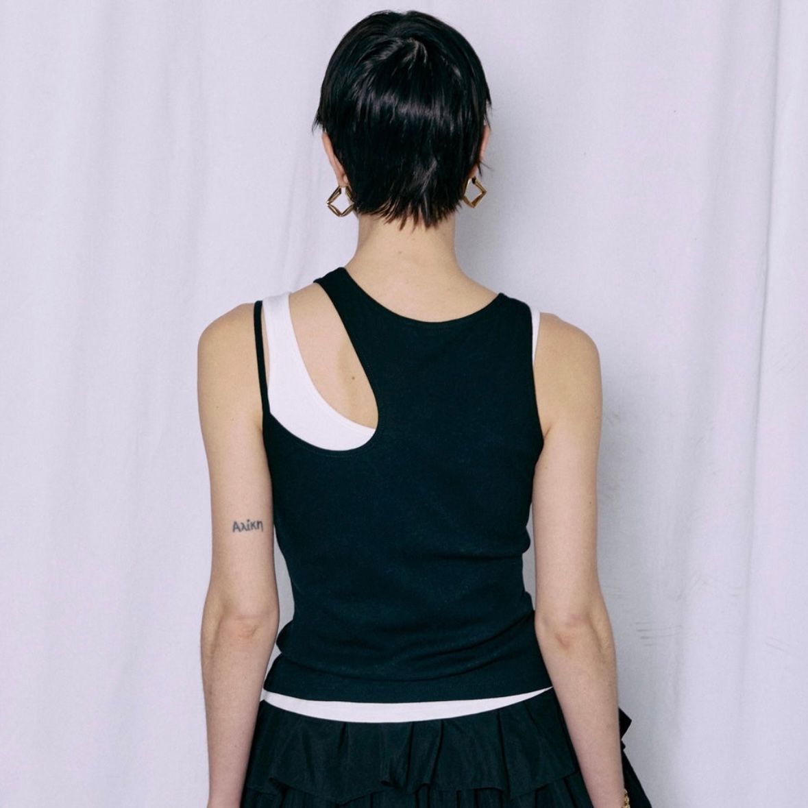 【残り一点】Motif Layered Tank Top