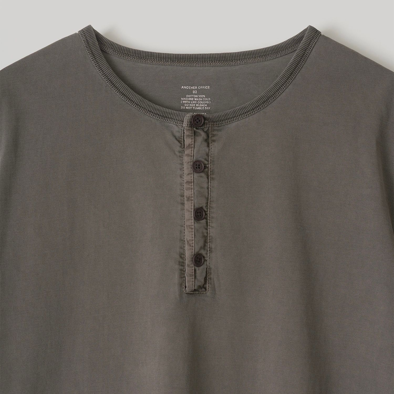 【残り一点】French Henry Neck Garment Tee