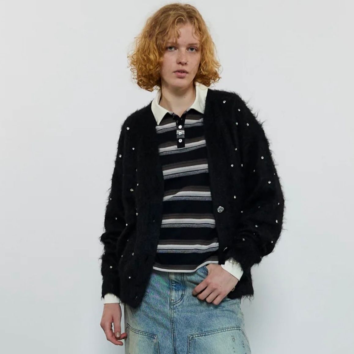 【残り一点】Multi Border Polo Shirt