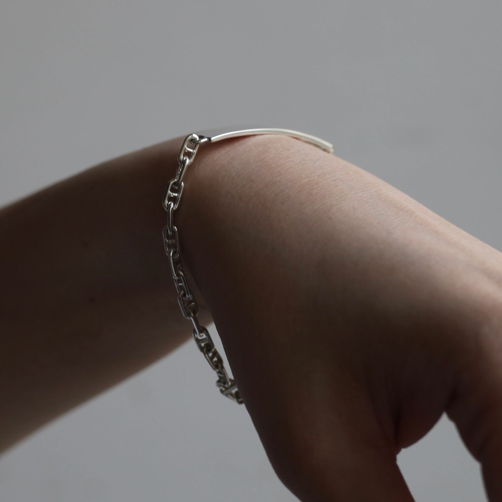【残り一点】Anchor ID Bracelet_L(WHITE)