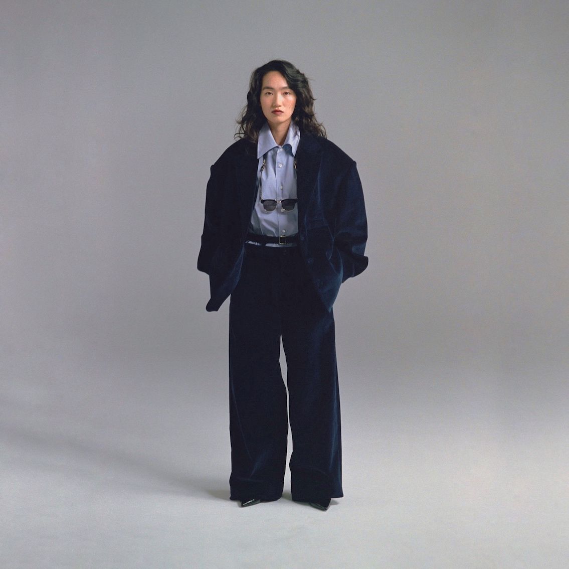 【残り一点】Round Big Shoulder Corduroy Jacket
