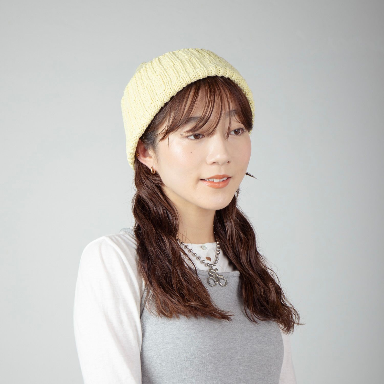 【残り一点】Rib Checker Knit Cap