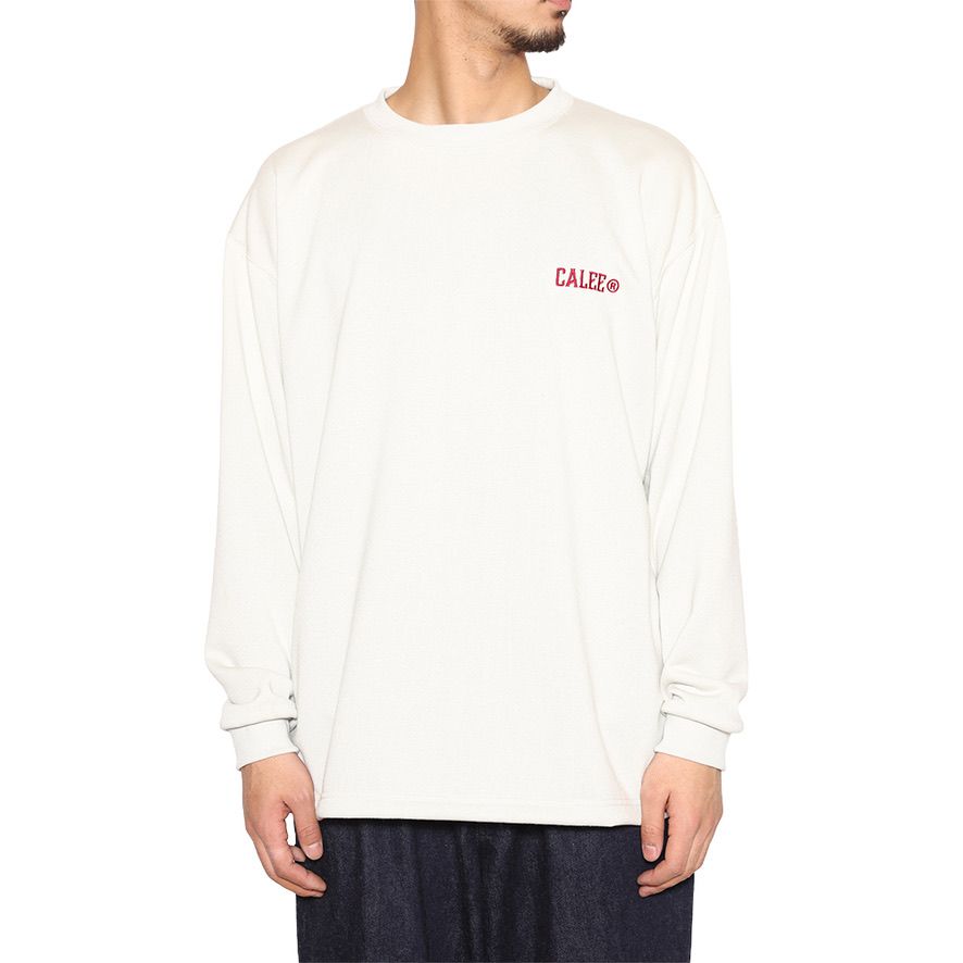 【残り一点】Calee National Logo Drop L/S Tee