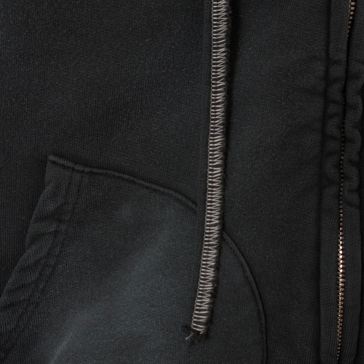 【残り一点】Washed Ordinary Old Style Zip Hoodie