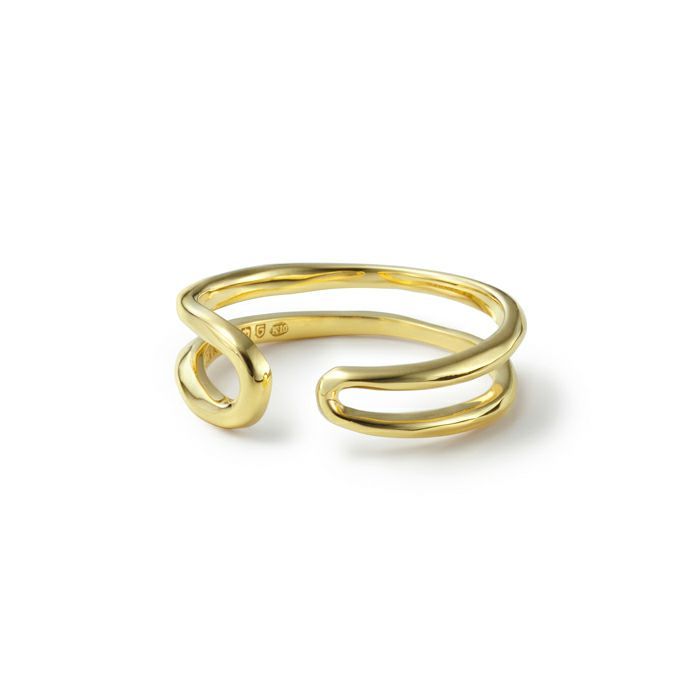 【お取り寄せ注文可能】K10 Narrow Ring_No.2(GOLD)