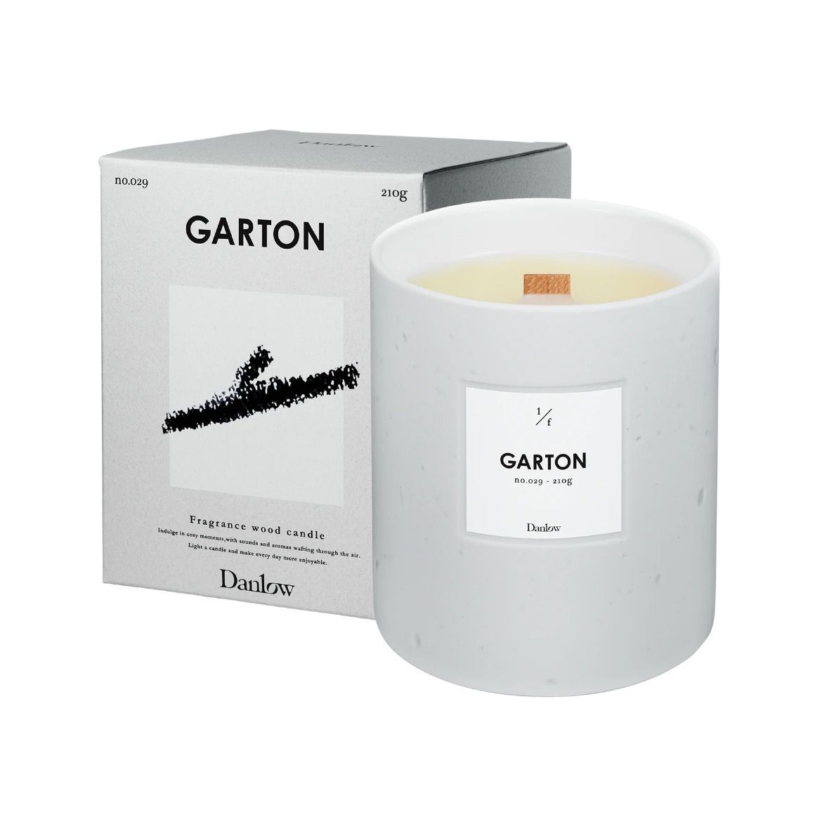 【残りわずか】Fragrance Wood Candle(GARTON)