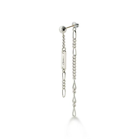 【お取り寄せ注文可能】Mix Chain Pierce_No.1(SILVER)