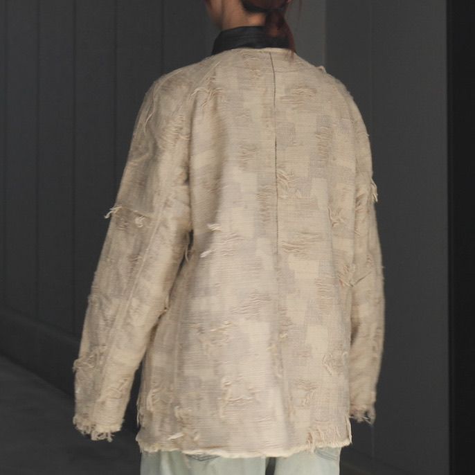 【残り一点】Rustic Collar Chore Jacket Boro Crust(SAND)