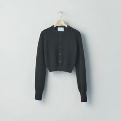 【残り一点】Super Fine Wool Milled Knit Mini Cardigan