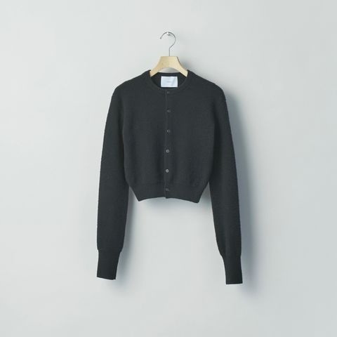 【残り一点】Super Fine Wool Milled Knit Mini Cardigan